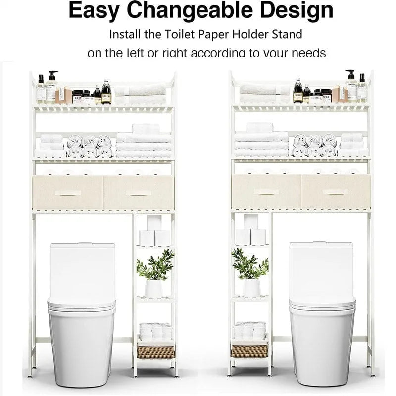Meuble de rangement pour toilettes - 11,81P x 32,68L x 67,72H