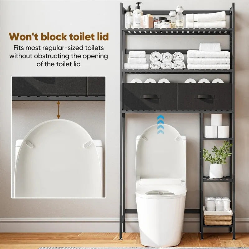 Meuble de rangement pour toilettes - 11,81P x 32,68L x 67,72H