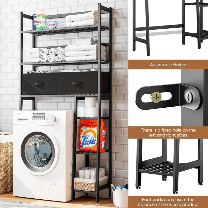 Meuble de rangement pour toilettes - 11,81P x 32,68L x 67,72H
