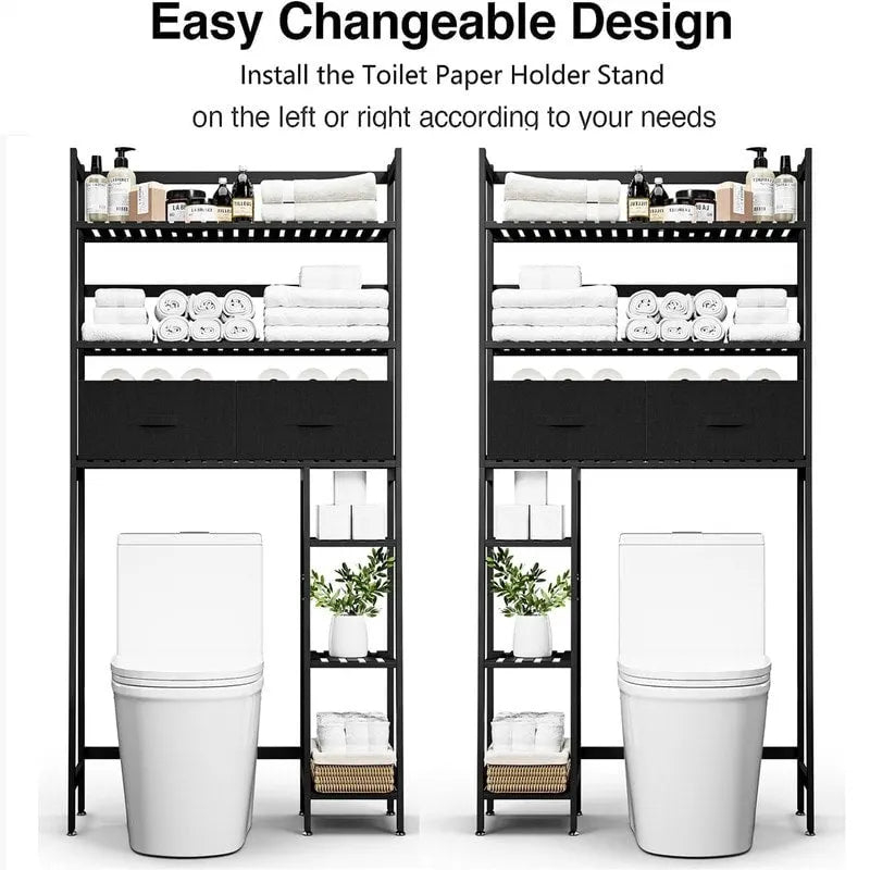 Meuble de rangement pour toilettes - 11,81P x 32,68L x 67,72H