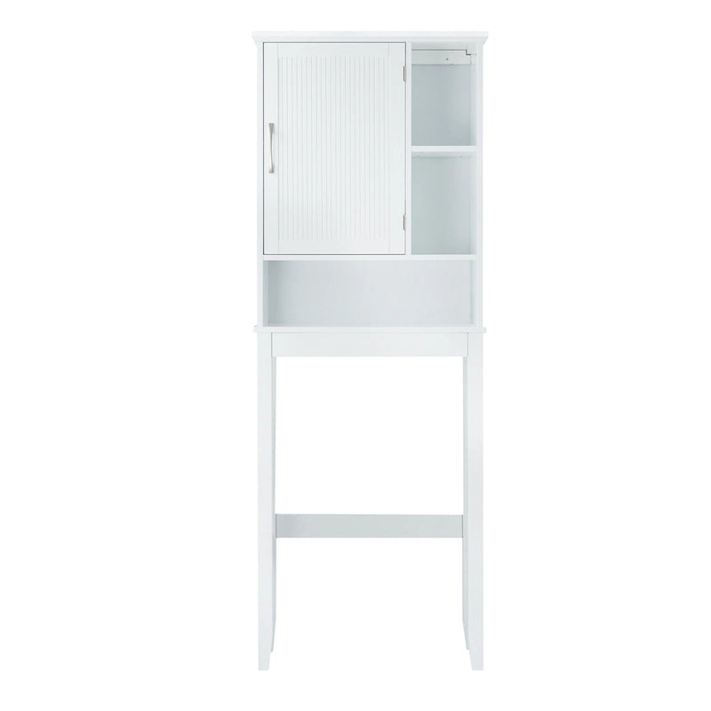 Teamson Home Newport meuble de rangement au-dessus des toilettes, Blanc