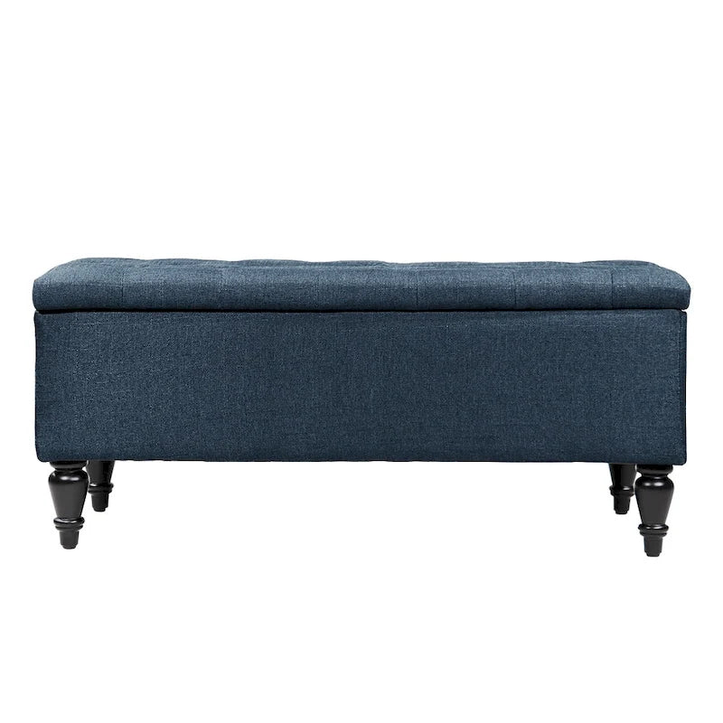 Banc de rangement capitonné en tissu Maypex 38