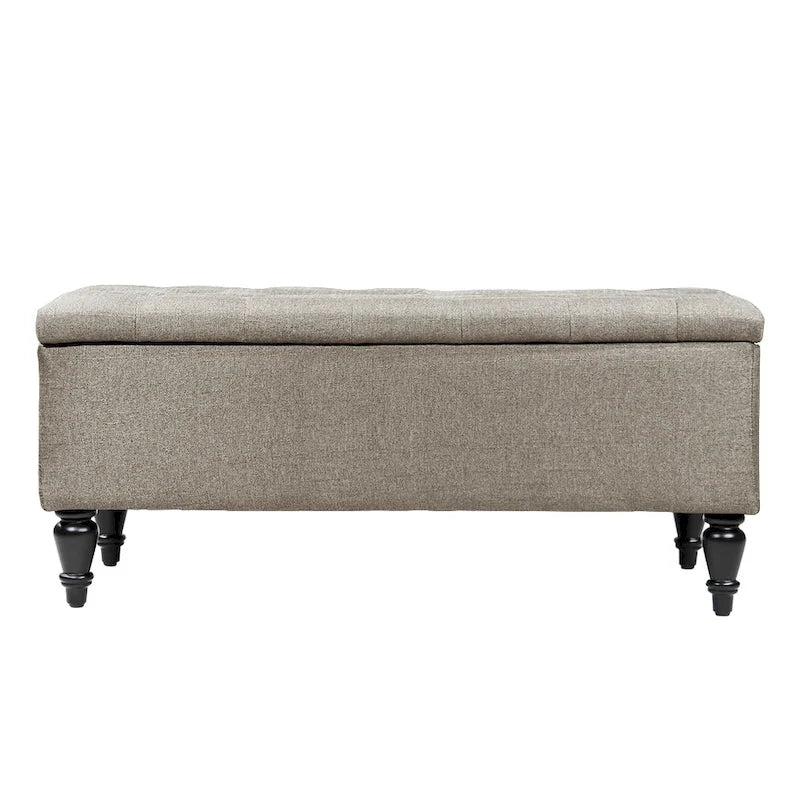 Banc de rangement capitonné en tissu Maypex 38