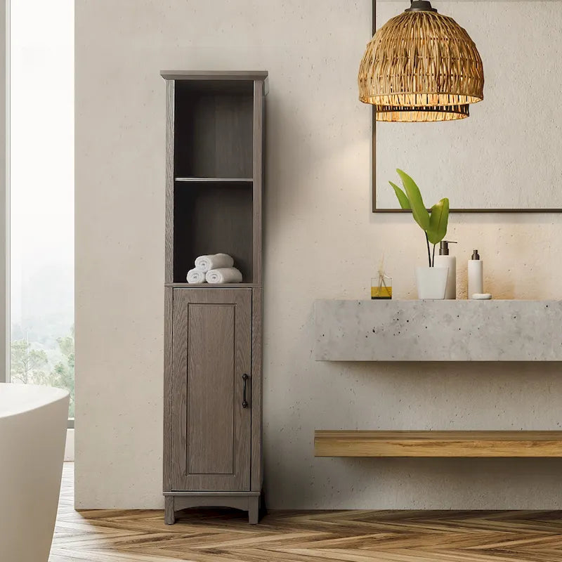 Tour de rangement multifonctionnelle sur pied Russell Teamson Home