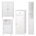  Shijak Adjustable Wood Bathroom Storage Floor Cabinet (4 Options)