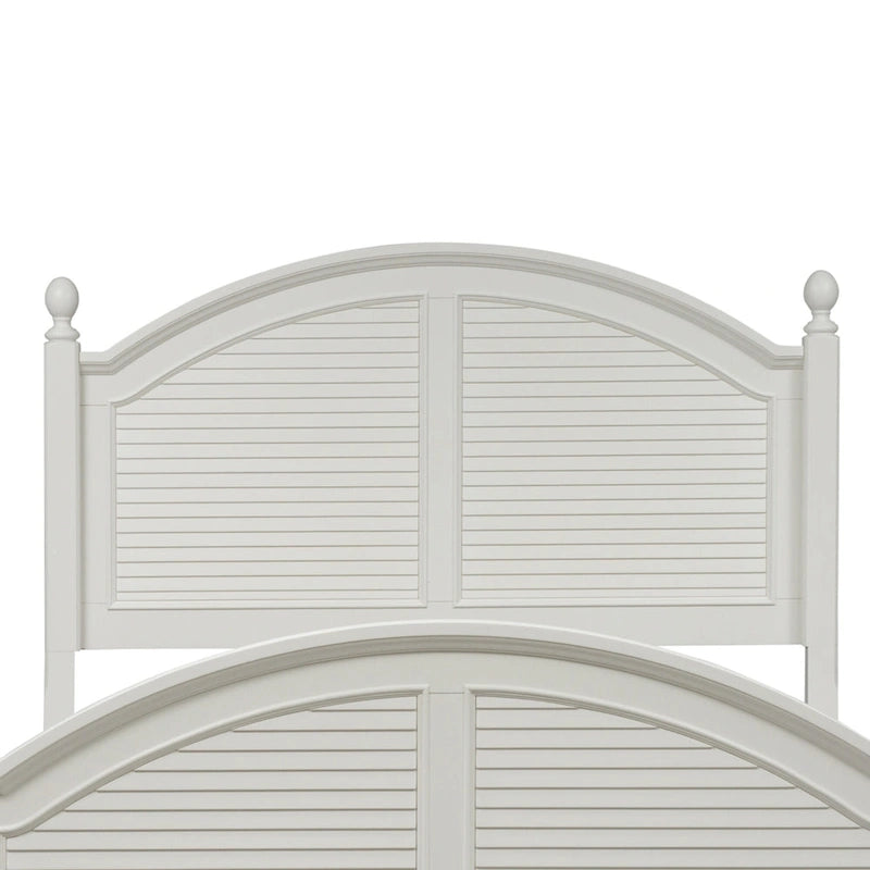 Tête de lit King size Oyster White à quatre piliers