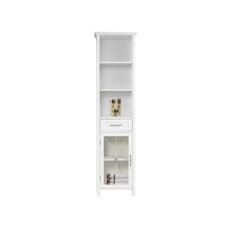 Teamson Home Tour de Rangement Multifonctionnel en Lin Delaney