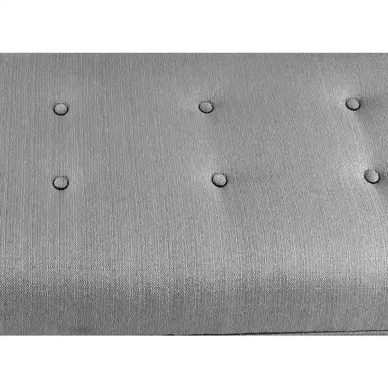 Le banc de rangement à chaussures gris foncé capitonné Sole Secret