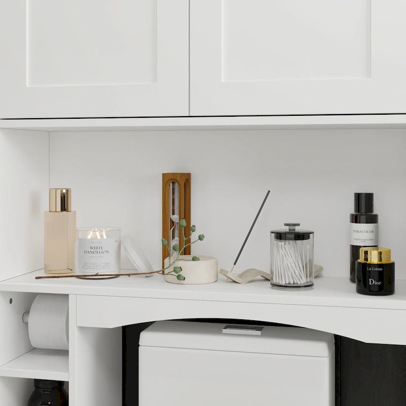Armoire de rangement WC pour salle de bain, étagère de rangement