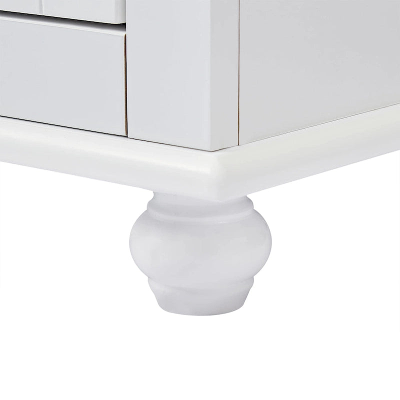 Armoire de rangement haute avec deux tiroirs
