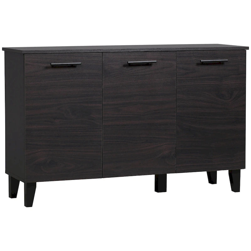 Meuble de rangement de cuisine HOMCOM, buffet avec étagère réglable, bar à café pour salon, salle à manger