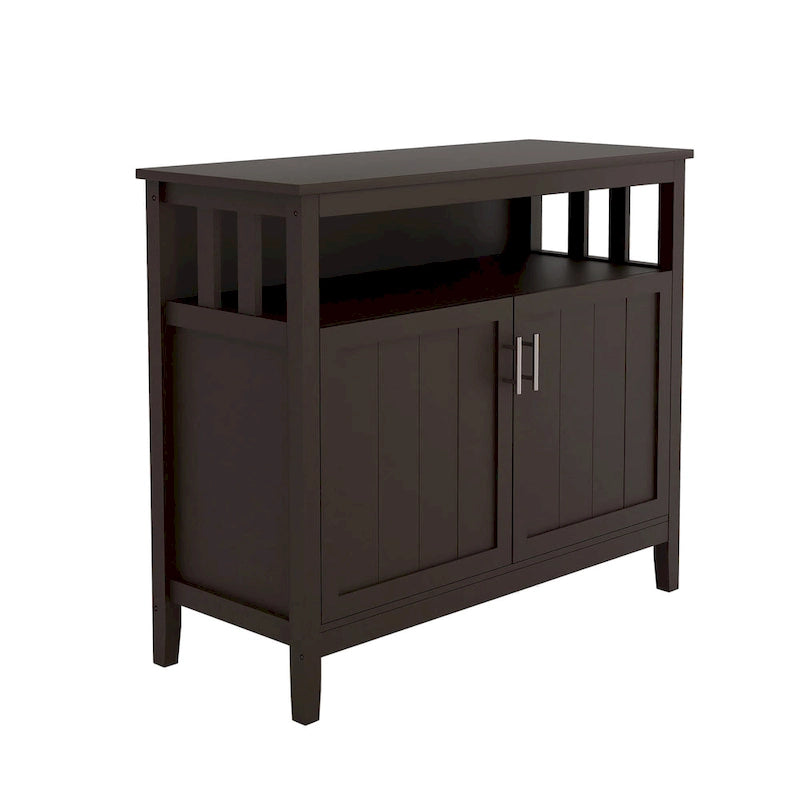 Buffet de cuisine blanc et noir - 40WX16DX34H