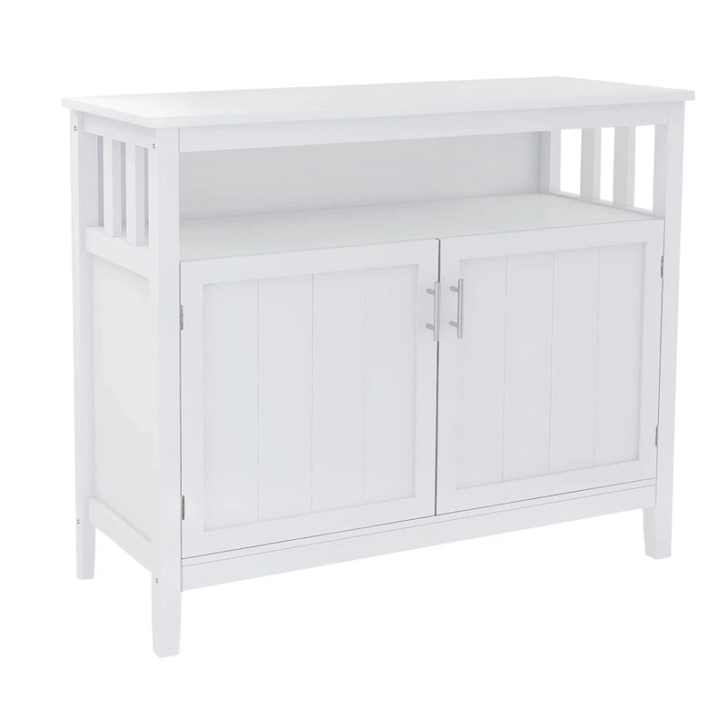 Buffet de cuisine blanc et noir - 40WX16DX34H