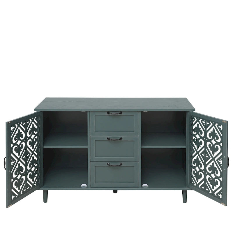 Armoire 2 portes 3 tiroirs