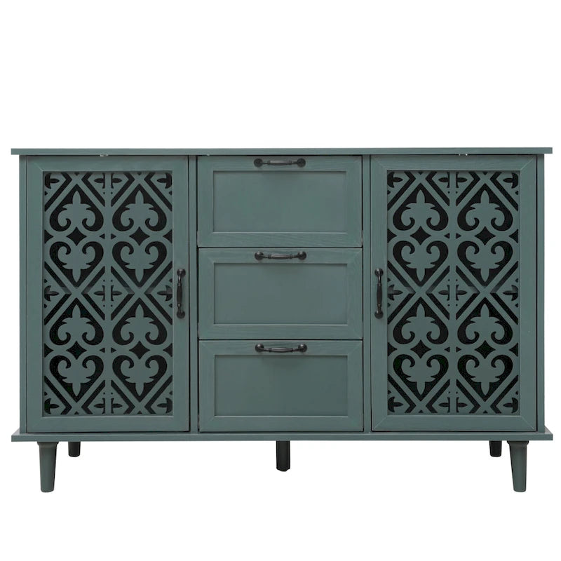 Armoire 2 portes 3 tiroirs