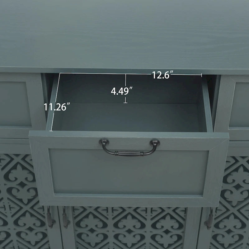 Meuble bas 3 portes 3 tiroirs