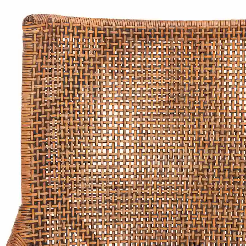 Chaise de jardin en rotin avec coussin 22 L x 24 P x 37 H 22L x 24P x 37H