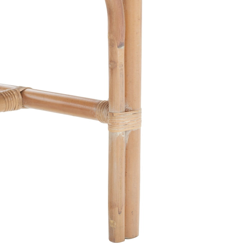 Chaise de jardin en rotin avec coussin 22 L x 24 P x 37 H 22L x 24P x 37H