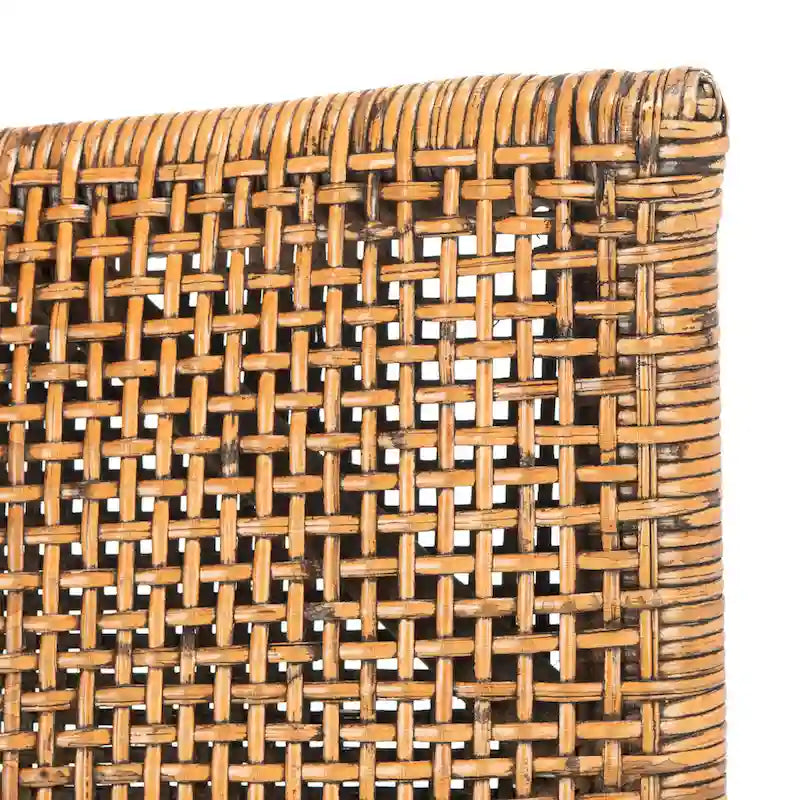 Chaise de jardin en rotin avec coussin 22 L x 24 P x 37 H 22L x 24P x 37H