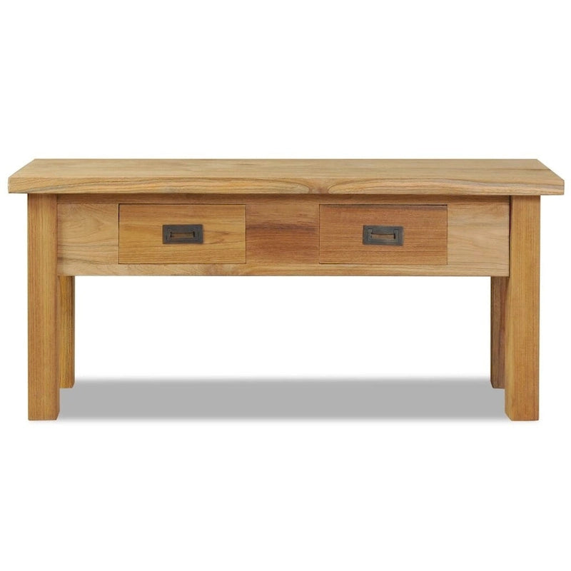 vidaXL Banc d'entrée en teck massif 90x30x40 cm