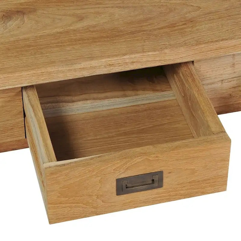 vidaXL Banc d'entrée en teck massif 90x30x40 cm