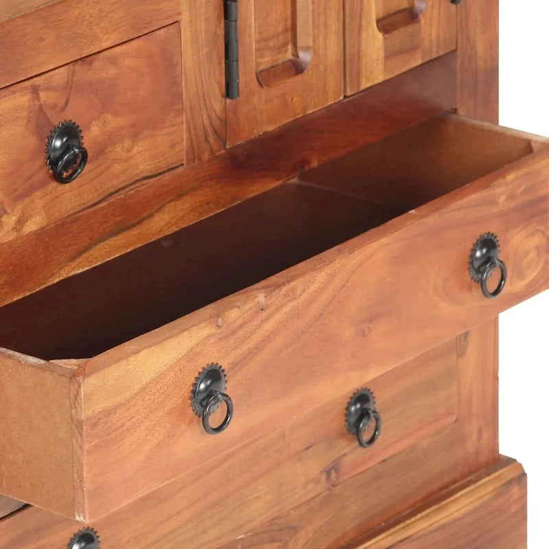 vidaXL Buffet 62x30x75 cm Bois d'acacia massif