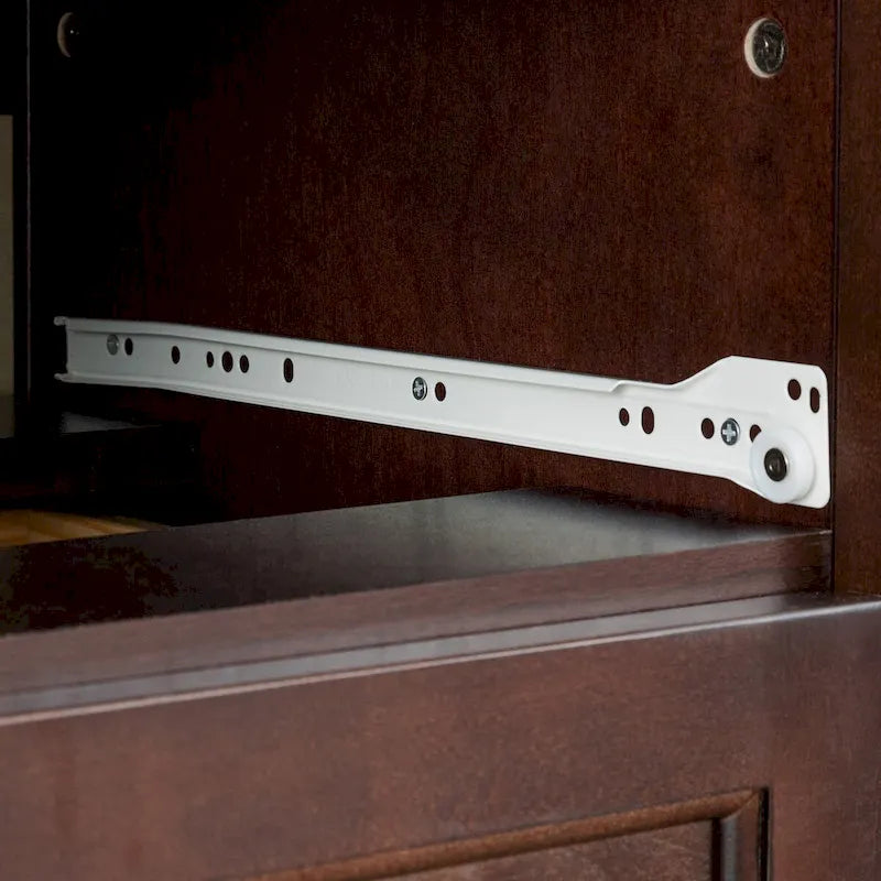 Meuble d'appoint moderne de 109 cm en bois massif avec 6 tiroirs et poignées rondes rétro