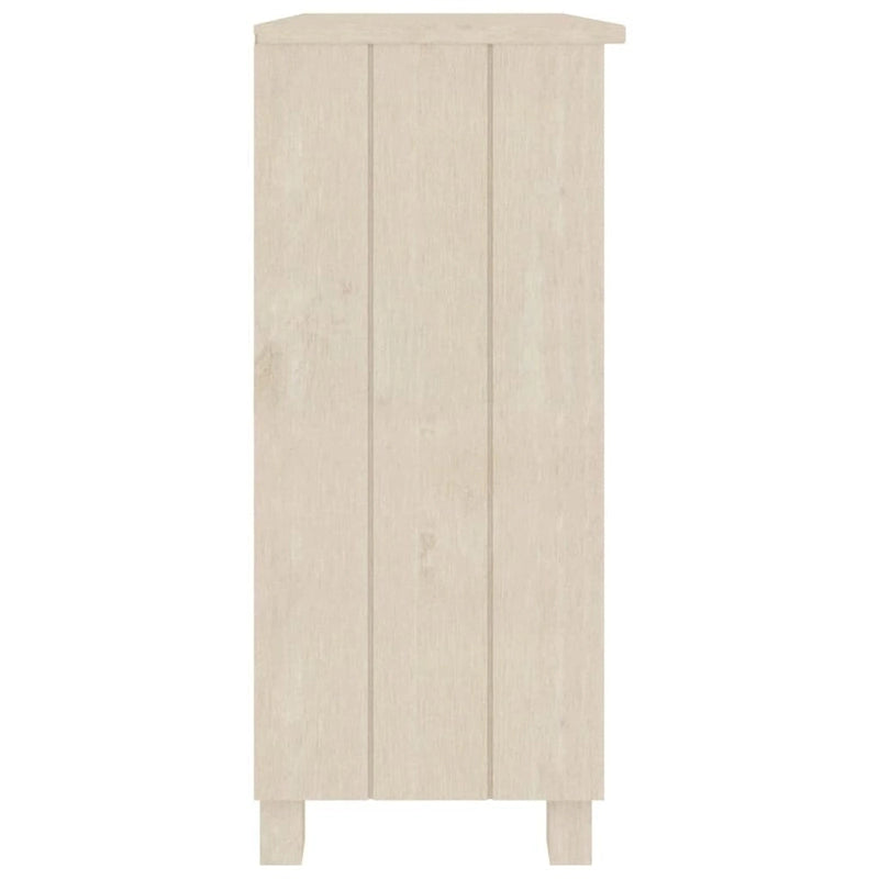 vidaXL Buffet Armoire de cuisine Rangement Couloir HAMAR Bois de pin massif - 33,5x13,8x31,5