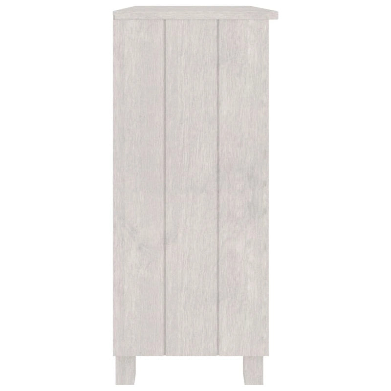 vidaXL Buffet Armoire de cuisine Rangement Couloir HAMAR Bois de pin massif - 33,5x13,8x31,5