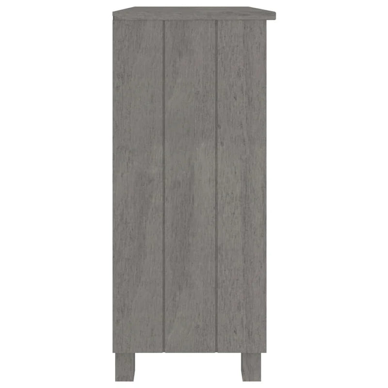 vidaXL Buffet Armoire de cuisine Rangement Couloir HAMAR Bois de pin massif - 33,5x13,8x31,5