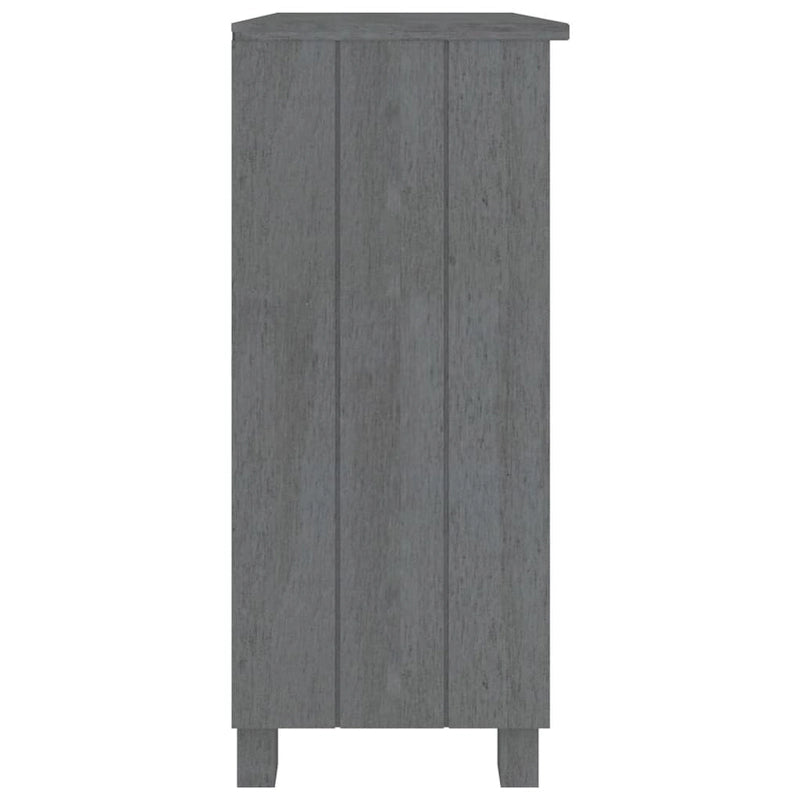 vidaXL Buffet Armoire de cuisine Rangement Couloir HAMAR Bois de pin massif - 33,5x13,8x31,5