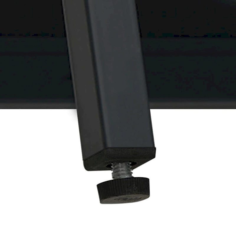 vidaXL Buffet Noir 105x35x70 cm Acier et Verre