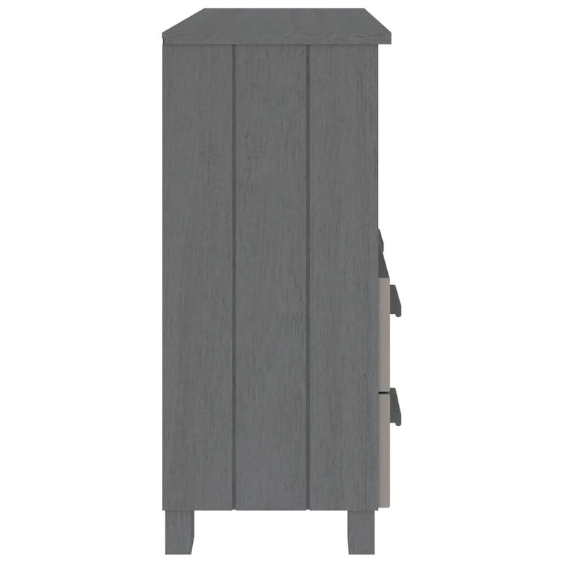 vidaXL Buffet commode meuble console pour chambre à coucher HAMAR, bois de pin massif - 85x35x80 cm
