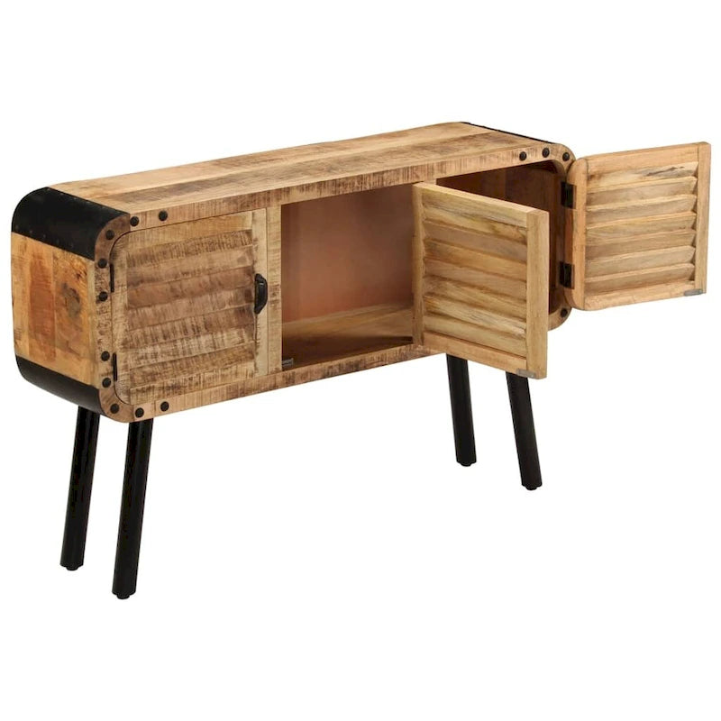 vidaXL Buffet Bois de manguier massif 120x30x76 cm - 120x30x76