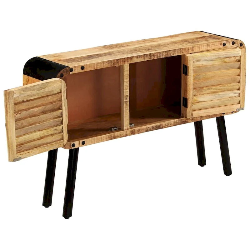 vidaXL Buffet Bois de manguier massif 120x30x76 cm - 120x30x76