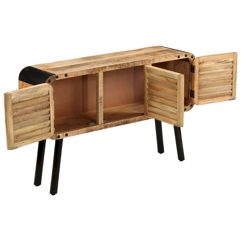 vidaXL Buffet Bois de manguier massif 120x30x76 cm - 120x30x76