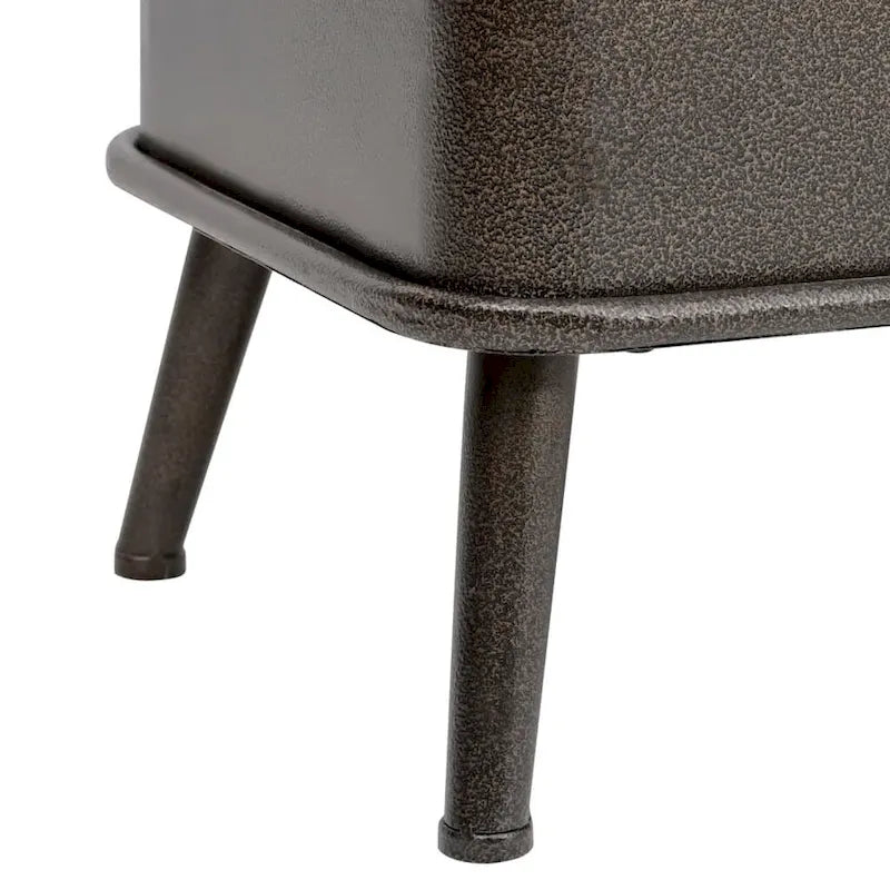 vidaXL Banc de rangement avec dossier 43,3 similicuir noir - 43,3 x 20,5 x 29,5