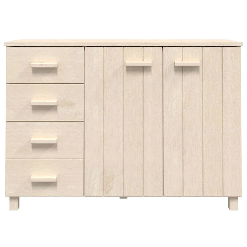 vidaXL Buffet de cuisine HAMAR en pin massif - 113 x 40 x 80 cm