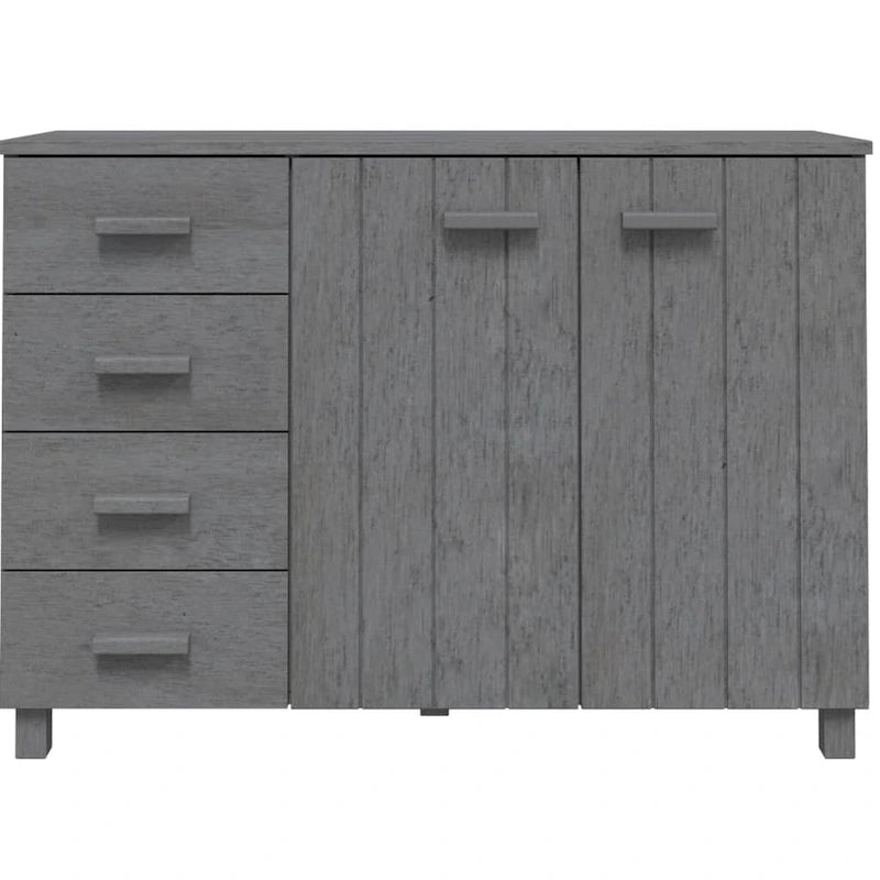 vidaXL Buffet de cuisine HAMAR en pin massif - 113 x 40 x 80 cm