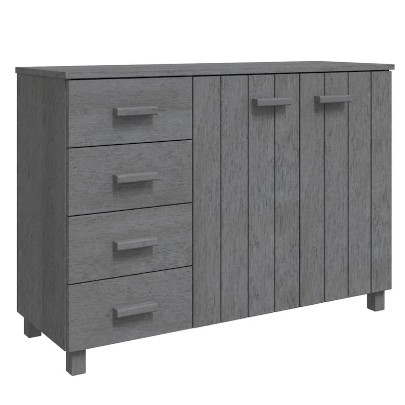 vidaXL Buffet de cuisine HAMAR en pin massif - 113 x 40 x 80 cm