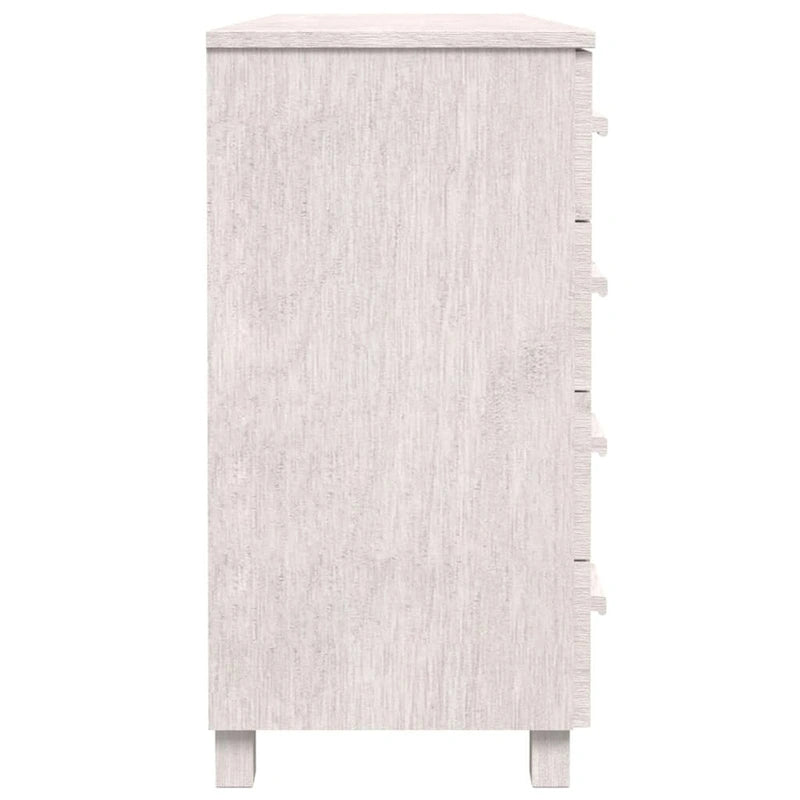 vidaXL Buffet de cuisine HAMAR en pin massif - 113 x 40 x 80 cm