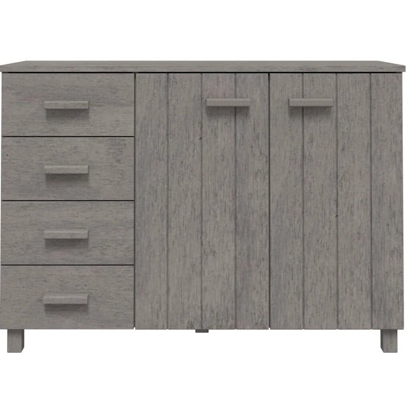 vidaXL Buffet de cuisine HAMAR en pin massif - 113 x 40 x 80 cm
