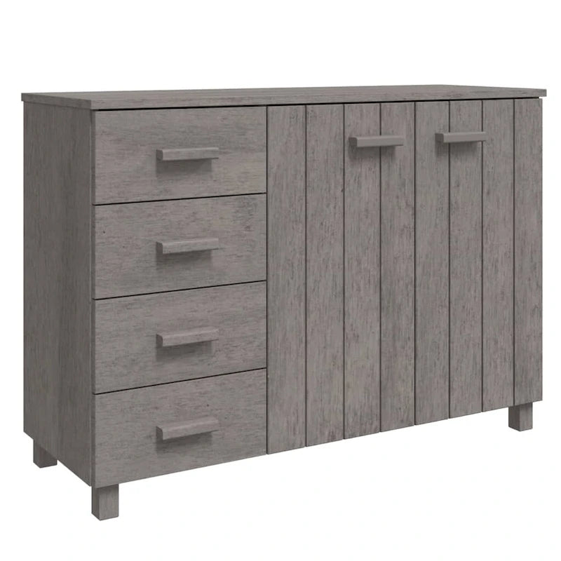 vidaXL Buffet de cuisine HAMAR en pin massif - 113 x 40 x 80 cm