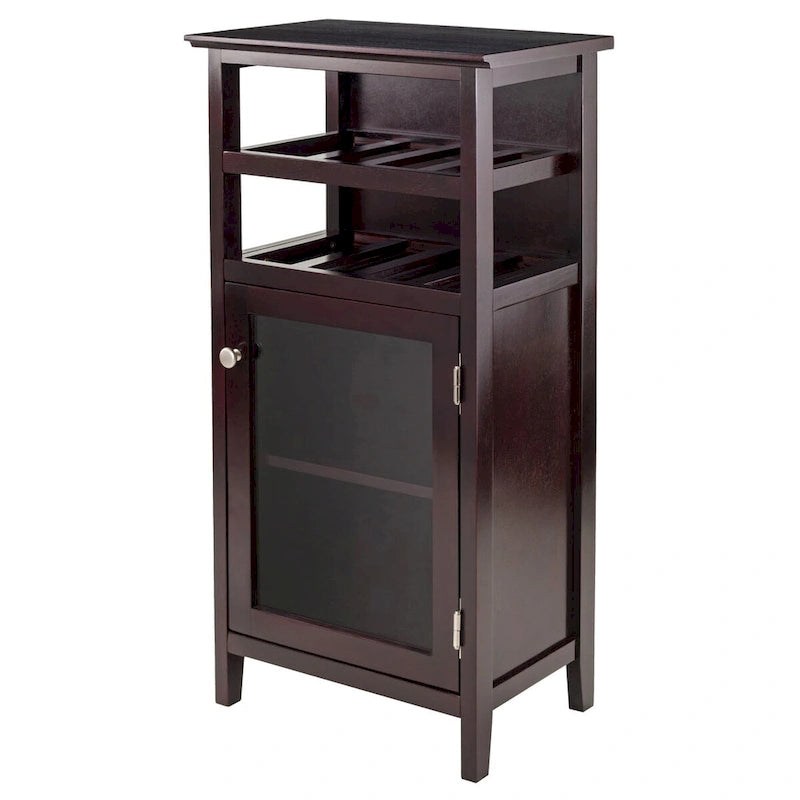 Meuble à vin Alta, Espresso - 19.13 x 12.72 x 37.48 pouces