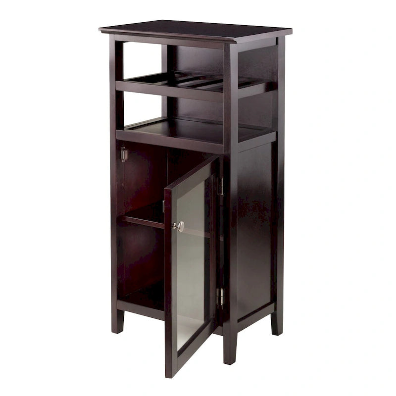 Meuble à vin Alta, Espresso - 19.13 x 12.72 x 37.48 pouces