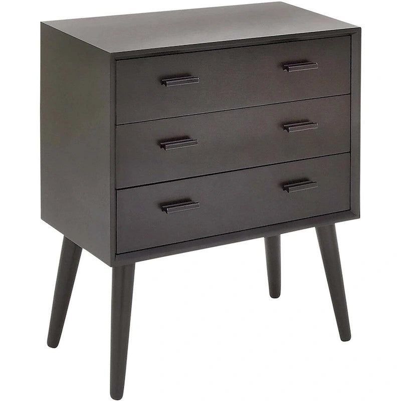 Commode moderne à 3 tiroirs Port Petite – 24 x 12 x 28