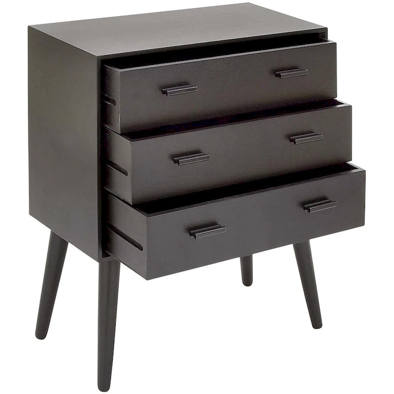 Commode moderne à 3 tiroirs Port Petite – 24 x 12 x 28