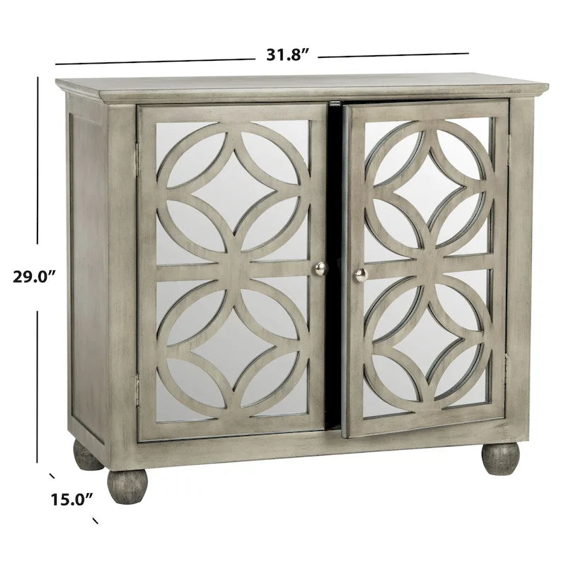 SAFAVIEH Onie, commode de rangement grise - 32 larg. x 15 prof. x 29 haut.