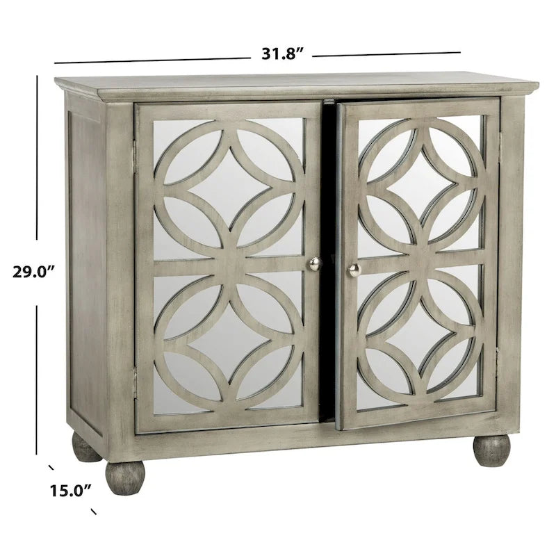 SAFAVIEH Onie, commode de rangement grise - 32 larg. x 15 prof. x 29 haut.