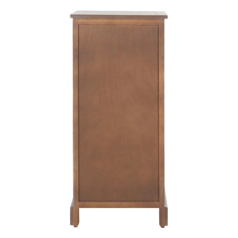 SAFAVIEH Ardella Meuble de rangement haut rouge - 15,7 x 13 x 34,3 - 16Lx13Px34H
